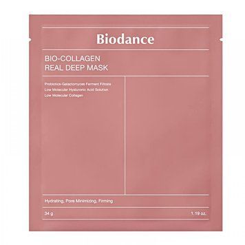 Коллагеновая гидрогелевая маска для глубокого увлажнения Biodance Bio Collagen Real Deep Mask Sheet 1 шт Deep Mask Red фото