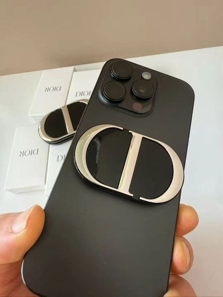 Зеркало с держателем для телефона Dior Makeup Mirror with Phone Holder Black Holder Black фото