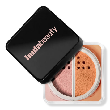Рассыпчатая фиксирующая пудра Huda Beauty Easy Bake Duo Loose Powder Pink Pumpkin 2 x 6,5 г  Pink Pumpkin фото