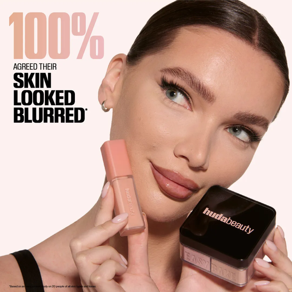 Рассыпчатая фиксирующая пудра Huda Beauty Easy Bake Duo Loose Powder Pink Pumpkin 2 x 6,5 г  Pink Pumpkin фото