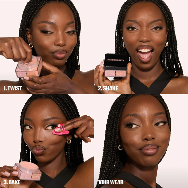 Рассыпчатая фиксирующая пудра Huda Beauty Easy Bake Duo Loose Powder Pink Pumpkin 2 x 6,5 г  Pink Pumpkin фото