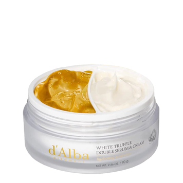 Крем-сироватка проти зморшок d'Alba White Truffle Double Serum & Cream, 70 г Truffle Double Serum & Cream фото