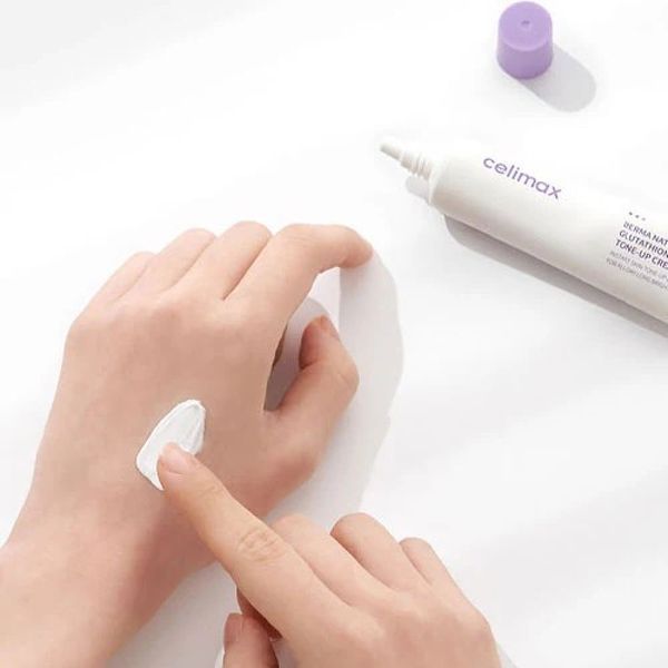 Зволожувальний крем для обличчя з ефектом освітлення Celimax Derma Nature Glutathione Longlasting Tone-Up Cream 35 мл Tone-Up Cream фото
