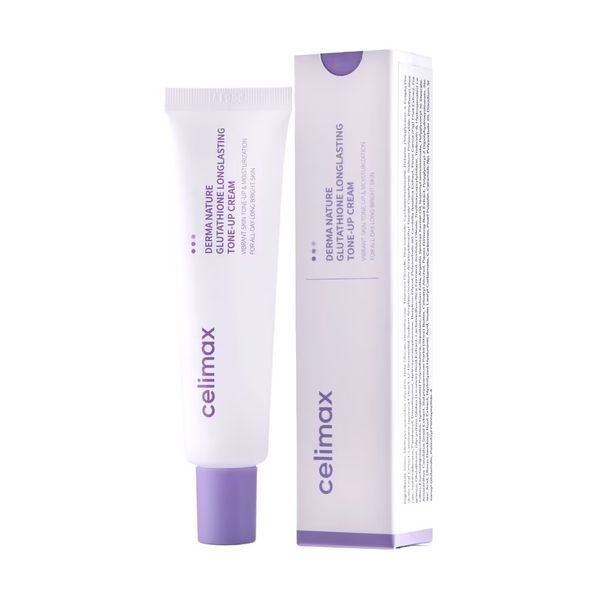 Зволожувальний крем для обличчя з ефектом освітлення Celimax Derma Nature Glutathione Longlasting Tone-Up Cream 35 мл Tone-Up Cream фото