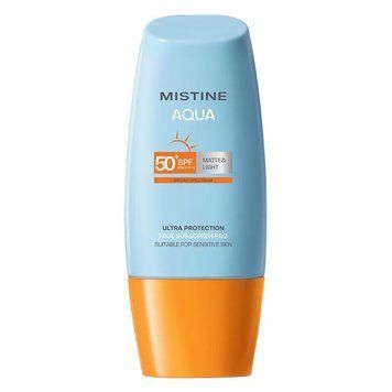 Легкий водостійкий сонцезахисний крем Mistine Aqua Base Matte&Light SPF 50+ PA++++ 40 мл Matte&Light фото