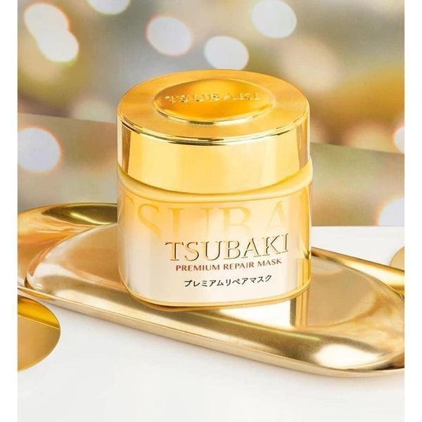 Восстанавливающая маска для повреждённых волос TSUBAKI Premium EX Repair Mask Gold 180 г EX Repair Mask Gold фото