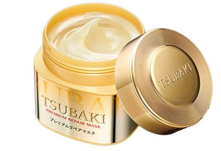 Восстанавливающая маска для повреждённых волос TSUBAKI Premium EX Repair Mask Gold 180 г EX Repair Mask Gold фото