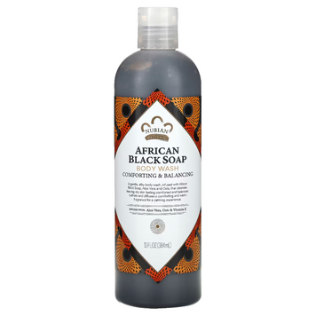 Африканське чорне мило для тіла Nubian Heritage African Black Soap, 384 мл African Black Soap фото