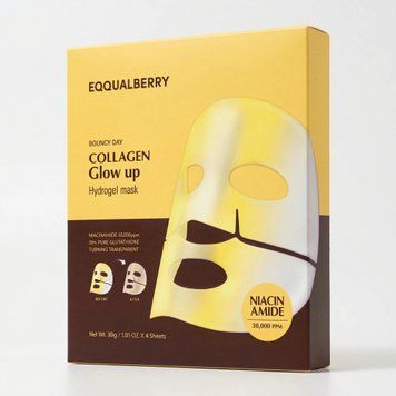 Маска для обличчя EQQUALBERRY Collagen Glow Up Hydrogel  Collagen Glow Up фото