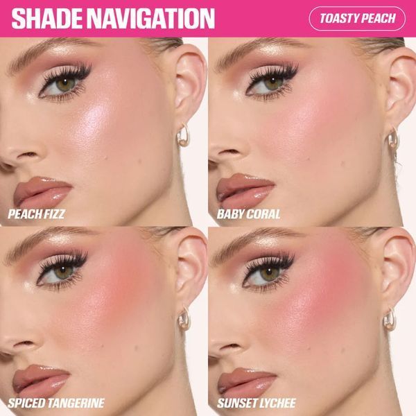Палетка рум&rsquo;ян Huda Beauty Blush Filter Blurring Blushlighters Palette Toasty Peach 7,5 г Toasty Peach фото